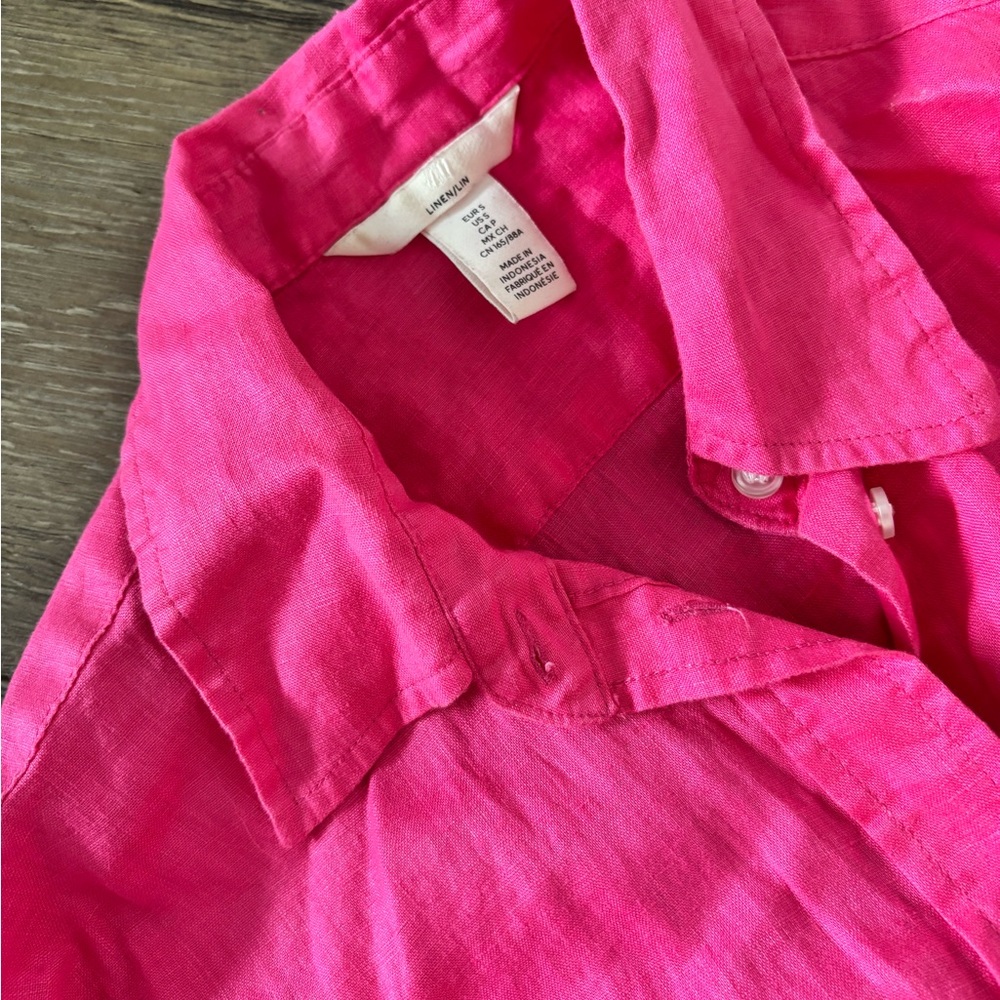 H&M Pink Linen Set - Picture 2 of 6